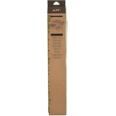 MSV, Aufbewahrungsbox, Set De 4 Boites De Rangement Gris (5 cm, 3.44 l, 4x) MSV, Aufbewahrungsbox, Set De 4 Boites De Rangement Gris (5 cm, 3.44 l, 4x)