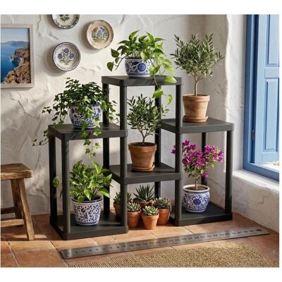 Hanah Home, Regal, Sakura Plastic Multi Purpose Shelf (62 x 18 x 50 cm) Hanah Home, Regal, Sakura Plastic Multi Purpose Shelf (62 x 18 x 50 cm)