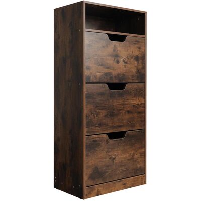 Relaxdays, Schuhschrank, Schuhschrank (60 x 24 x 140 cm) Relaxdays, Schuhschrank, Schuhschrank (60 x 24 x 140 cm)