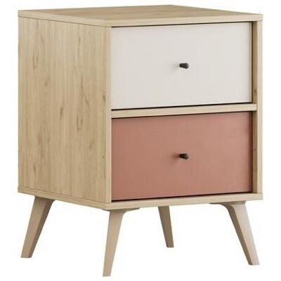 Kalune Design, Nachttisch, Trado with Drawers (44 x 44 x 61 cm) Kalune Design, Nachttisch, Trado with Drawers (44 x 44 x 61 cm)
