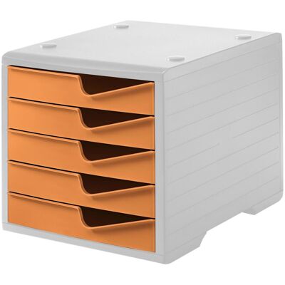 styro Aprikosen 5-Schubladen Aufbewahrungsbox - Büroorganisation styro Aprikosen 5-Schubladen Aufbewahrungsbox - Büroorganisation