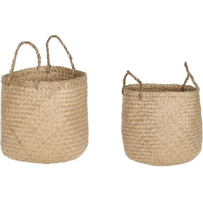 Beliani, Aufbewahrungskorb, Halong (30 cm, 2x) Beliani, Aufbewahrungskorb, Halong (30 cm, 2x)