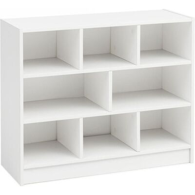 Wohnling Weiß Schmal Bücherregal - Regal Wohnling Weiß Schmal Bücherregal - Regal