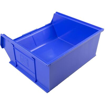 RS PRO, Lagerbehälter, Stapelkästen blau 419x376x180mm RS PRO, Lagerbehälter, Stapelkästen blau 419x376x180mm