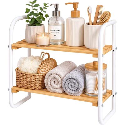 Relaxdays, Badezimmerregal, Regal (45 x 21 x 43 cm) Relaxdays, Badezimmerregal, Regal (45 x 21 x 43 cm)