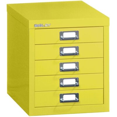 Bisley MultiDrawer Gelber 5-Schubladen-Schrank - Büroorganizer Bisley MultiDrawer Gelber 5-Schubladen-Schrank - Büroorganizer