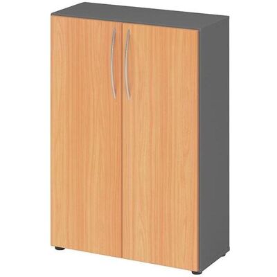 HAMMERBACHER Aktenschrank - Modell V4550/G/6/BM - 2 Fachböden HAMMERBACHER Aktenschrank - Modell V4550/G/6/BM - 2 Fachböden