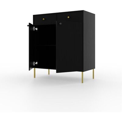 ADRK Furniture, Kommode + Sideboard, Tili 2D 2S Kommode (83.50 x 40.80 x 94 cm) ADRK Furniture, Kommode + Sideboard, Tili 2D 2S Kommode (83.50 x 40.80 x 94 cm)