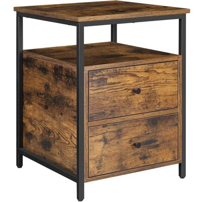 Vasagle, Nachttisch, Havanna (45 x 45 x 60 cm) Vasagle, Nachttisch, Havanna (45 x 45 x 60 cm)