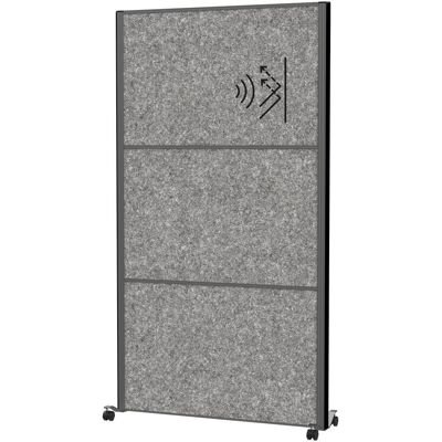 Maul, Trennwand, Stellwandsystem MAULconnecto 9661189 Uplight 3xAk d.gr Mobil (100 x 60 cm) Maul, Trennwand, Stellwandsystem MAULconnecto 9661189 Uplight 3xAk d.gr Mobil (100 x 60 cm)