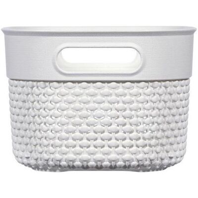 Curver, Aufbewahrungskorb, Korb xs 3,5L / Weiss (17.50 cm) Curver, Aufbewahrungskorb, Korb xs 3,5L / Weiss (17.50 cm)