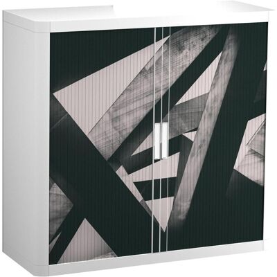 PAPERFLOW Weiß/Bunt Aktenschrank - Verstellbare Fachböden - 110x41,5x104 cm PAPERFLOW Weiß/Bunt Aktenschrank - Verstellbare Fachböden - 110x41,5x104 cm