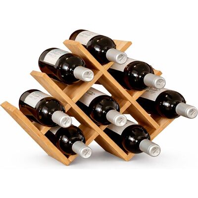Relaxdays, Weinregal, Weinregal (8 Flaschen, 44.50 x 23.50 x 30 cm) Relaxdays, Weinregal, Weinregal (8 Flaschen, 44.50 x 23.50 x 30 cm)