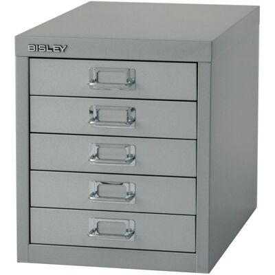 Bisley MultiDrawer - 5 Schubladen Aktenschrank - Silber Bisley MultiDrawer - 5 Schubladen Aktenschrank - Silber