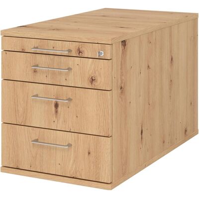 Hammerbacher, Rollcontainer, Rollcontainer 80cm,3Schub,Schloss BS Asteiche (42.80 x 80 x 51.20 cm) Hammerbacher, Rollcontainer, Rollcontainer 80cm,3Schub,Schloss BS Asteiche (42.80 x 80 x 51.20 cm)