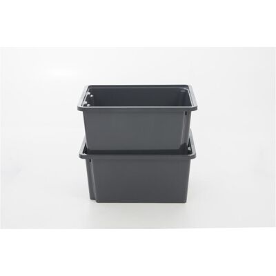 Okko, Aufbewahrungsbox, TOWER BOXBLACK 5L 30X19X13CM (19 cm, 5 l) Okko, Aufbewahrungsbox, TOWER BOXBLACK 5L 30X19X13CM (19 cm, 5 l)