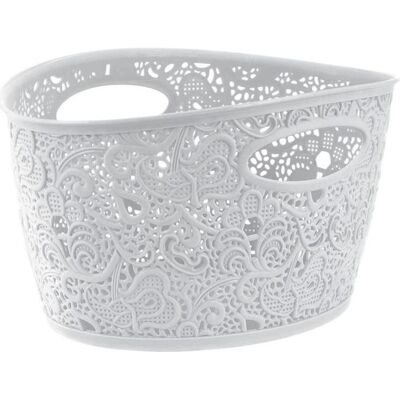 Curver, Aufbewahrungskorb, Basket Victoria White (29 cm) Curver, Aufbewahrungskorb, Basket Victoria White (29 cm)