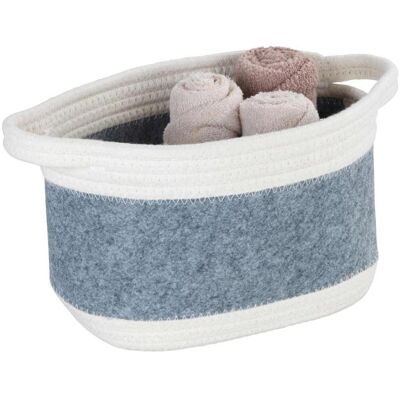 Wenko Bea Filzbasket - Recyceltes Polyester, Griffe - Badezimmer-Organisation Wenko Bea Filzbasket - Recyceltes Polyester, Griffe - Badezimmer-Organisation