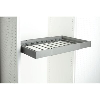 Servetto, Kleiderschrank Zubehör, Auszugsrahmen Führungsschienen-Adapter Papillon anthrazit Servetto, Kleiderschrank Zubehör, Auszugsrahmen Führungsschienen-Adapter Papillon anthrazit