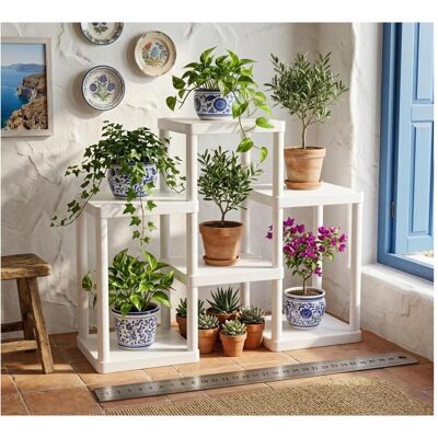 Hanah Home, Regal, Sakura Flower Plastic Multi Purpose Shelf (62 x 18 x 50 cm) Hanah Home, Regal, Sakura Flower Plastic Multi Purpose Shelf (62 x 18 x 50 cm)