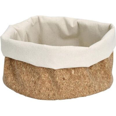 Zeller Present, Aufbewahrungskorb, Aufbewahrungskorb, Kork/Baumwolle (25 cm, 1x) Zeller Present, Aufbewahrungskorb, Aufbewahrungskorb, Kork/Baumwolle (25 cm, 1x)