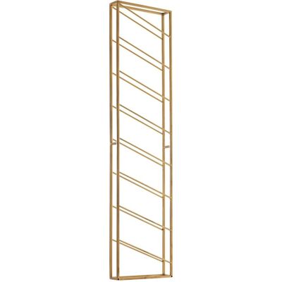 Wohnling Gold Wand Weinregal - Für 8 Flaschen - Modernes Design Wohnling Gold Wand Weinregal - Für 8 Flaschen - Modernes Design