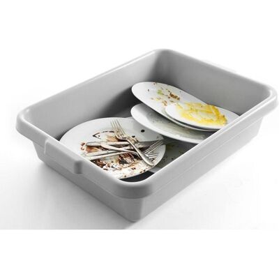 Hendi, Aufbewahrungsbox, Abräumbehälter grau mit Griffen (41 cm, 1x) Hendi, Aufbewahrungsbox, Abräumbehälter grau mit Griffen (41 cm, 1x)