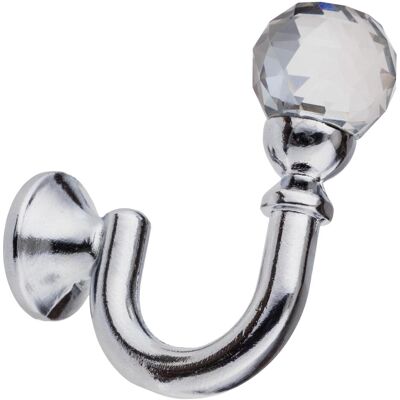 Domoletti, Kleiderhaken + Wandgarderobe, Curtain Hook Crystal Chrome Domoletti, Kleiderhaken + Wandgarderobe, Curtain Hook Crystal Chrome