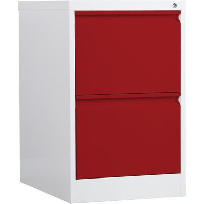 Phoenix Aktenschrank, Hängeregistraturschrank 2 Schubladen rot (45 x 62 x 72.50 cm) Phoenix Aktenschrank, Hängeregistraturschrank 2 Schubladen rot (45 x 62 x 72.50 cm)