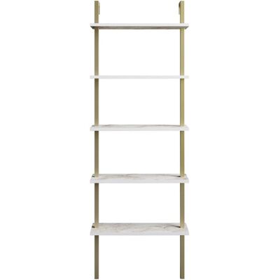 Hanah Home Weiß-Gold Bücherregal - Regal Hanah Home Weiß-Gold Bücherregal - Regal
