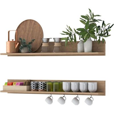 Skye Decor, Regal, AE107 Wall Shelf (120 x 14.80 x 15 cm) Skye Decor, Regal, AE107 Wall Shelf (120 x 14.80 x 15 cm)