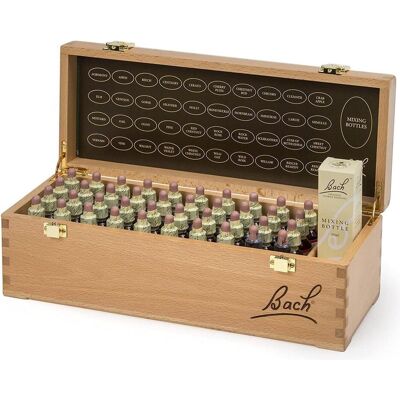 Bach, Aufbewahrungsbox, Wooden Box Fleurs de Original Ideal for Storing Bottles and Easy to Carry Ideal Gift Box (13 cm) Bach, Aufbewahrungsbox, Wooden Box Fleurs de Original Ideal for Storing Bottles and Easy to Carry Ideal Gift Box (13 cm)