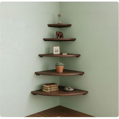 Relaxdays, Regal, Eckregal (18 x 18 x 3 cm) Relaxdays, Regal, Eckregal (18 x 18 x 3 cm)