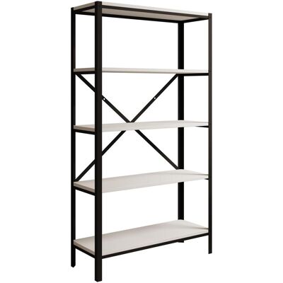 ADRK Furniture, Regal, Bücherregal Rene (80 x 30 x 146.80 cm) ADRK Furniture, Regal, Bücherregal Rene (80 x 30 x 146.80 cm)