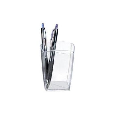 Cep, Schreibtisch Accessoire, Stifteköcher Pro, 2 Fächer, grau aus Polystyrol, rechteckig, Masse: 74 x 74 x 95 mm Cep, Schreibtisch Accessoire, Stifteköcher Pro, 2 Fächer, grau aus Polystyrol, rechteckig, Masse: 74 x 74 x 95 mm