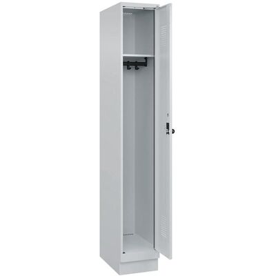 C+P, Werkstattschrank, CP Spind Evolo PLUS 1 Abteil H1950xB300xT500mm RAL7035/RAL7035 /S/7035 (30 cm, 195 cm) C+P, Werkstattschrank, CP Spind Evolo PLUS 1 Abteil H1950xB300xT500mm RAL7035/RAL7035 /S/7035 (30 cm, 195 cm)