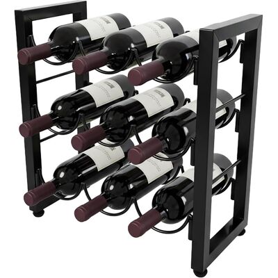Relaxdays, Weinregal, Weinregal (9 Flaschen, 35 x 17 x 36 cm) Relaxdays, Weinregal, Weinregal (9 Flaschen, 35 x 17 x 36 cm)