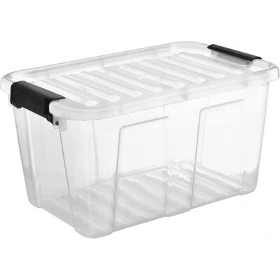 Plast team, Aufbewahrungsbox, Pojemnik Home Box 31l Z Czarnym Uchwytem 2232 (4 cm, 31 l) Plast team, Aufbewahrungsbox, Pojemnik Home Box 31l Z Czarnym Uchwytem 2232 (4 cm, 31 l)