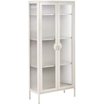 Beliani, Vitrine + Buffetschrank, Gleora (80 x 35 x 180 cm) Beliani, Vitrine + Buffetschrank, Gleora (80 x 35 x 180 cm)