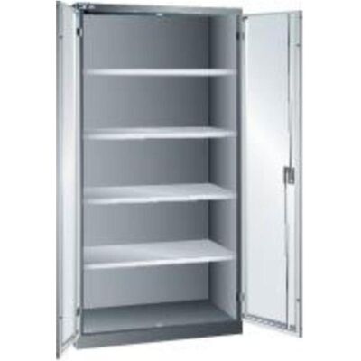 Lista, Werkstattschrank, Flügeltürenschrank, HxBxT 1950 x 1000 x 580 mm (100 cm, 195 cm) Lista, Werkstattschrank, Flügeltürenschrank, HxBxT 1950 x 1000 x 580 mm (100 cm, 195 cm)