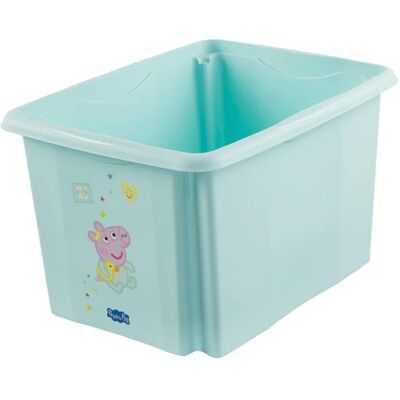 keeeper, Aufbewahrungsbox, Aufbewahrungsbox karolina "Peppa Pig", 30 Liter Dreh-/Stapelbox mit Deckel, aus PP, aquamarine, mit (35 cm, 30 l) keeeper, Aufbewahrungsbox, Aufbewahrungsbox karolina "Peppa Pig", 30 Liter Dreh-/Stapelbox mit Deckel, aus PP, aquamarine, mit (35 cm, 30 l)