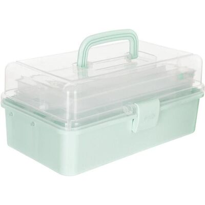Dalprint, Aufbewahrungsbox, Organizer – mintfarbener faltbarer Koffer (20 cm) Dalprint, Aufbewahrungsbox, Organizer – mintfarbener faltbarer Koffer (20 cm)