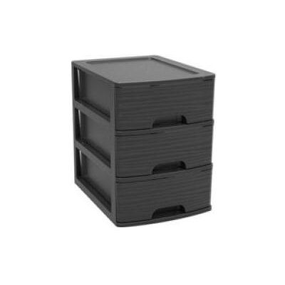 EDA, Dokumentenablage, Schubladenbox STONE, DIN A5, 3 Schübe, PP, schwarz Schübe mit Griffmulde und Auszugssperre, Boxen s (A5) EDA, Dokumentenablage, Schubladenbox STONE, DIN A5, 3 Schübe, PP, schwarz Schübe mit Griffmulde und Auszugssperre, Boxen s (A5)