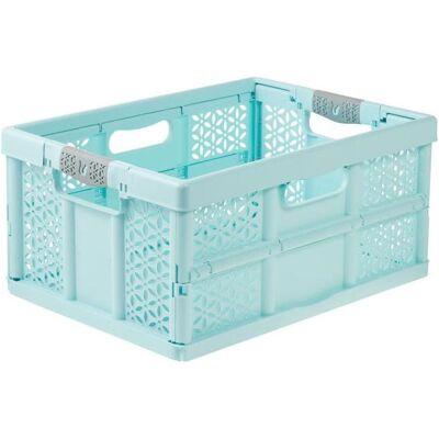 KEEEPER - lea - Aquamarine - 32 L - Faltbare Aufbewahrungsbox KEEEPER - lea - Aquamarine - 32 L - Faltbare Aufbewahrungsbox