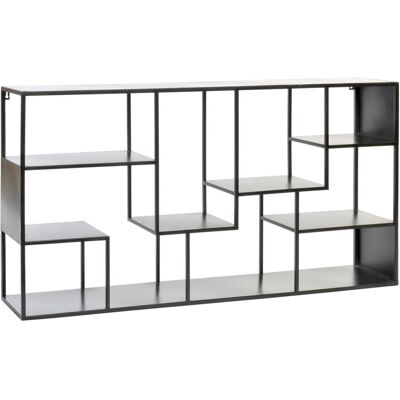 DKD Home Decor, Regal, Shelves Black Metal 120 x 20 x 60 cm (120 x 20 x 60 cm) DKD Home Decor, Regal, Shelves Black Metal 120 x 20 x 60 cm (120 x 20 x 60 cm)