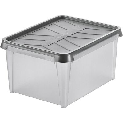 Ebnat, Aufbewahrungsbox, SmartStore Dry Box grau (30 cm, 12 l, 1x) Ebnat, Aufbewahrungsbox, SmartStore Dry Box grau (30 cm, 12 l, 1x)