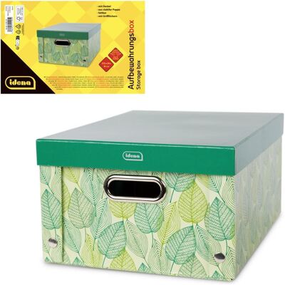 Idena, Aufbewahrungsbox, Aufbewahrungsbox faltbar grün 37,5x28x18cm (28 cm) Idena, Aufbewahrungsbox, Aufbewahrungsbox faltbar grün 37,5x28x18cm (28 cm)