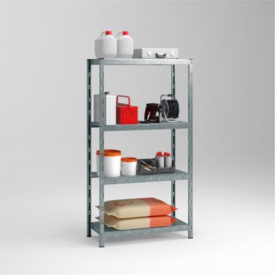 Schulte Regalwelt Verzinktes Stecksysthem-Regal - 4 Böden - 195x100x50 cm Schulte Regalwelt Verzinktes Stecksysthem-Regal - 4 Böden - 195x100x50 cm