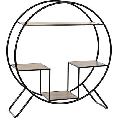 DKD Home Decor, Regal, Shelves Black Light grey Metal Fir 90 x 30 x 100 cm (1) (90 x 30 x 100 cm) DKD Home Decor, Regal, Shelves Black Light grey Metal Fir 90 x 30 x 100 cm (1) (90 x 30 x 100 cm)