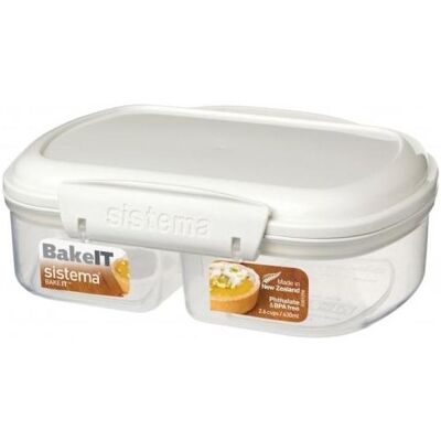Sistema, Aufbewahrungsbox, Split Bake It630ml Sistema, Aufbewahrungsbox, Split Bake It630ml